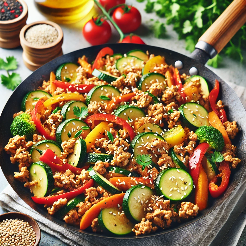 Read more about the article Easy Ground Chicken Stir-Fry with Veggies Recipe: Perfect for Busy Weeknights