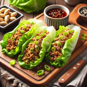 Ground Chicken Lettuce Wraps Recipe