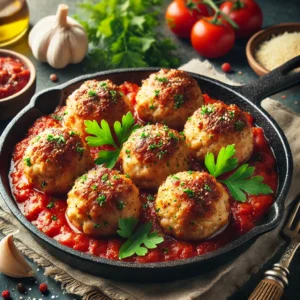 Italian Ground Chicken Meatballs