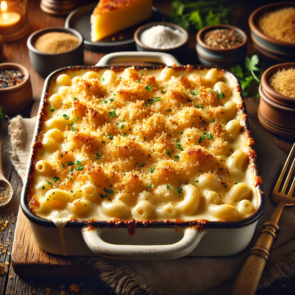 Panko-Topped Mac and Cheese