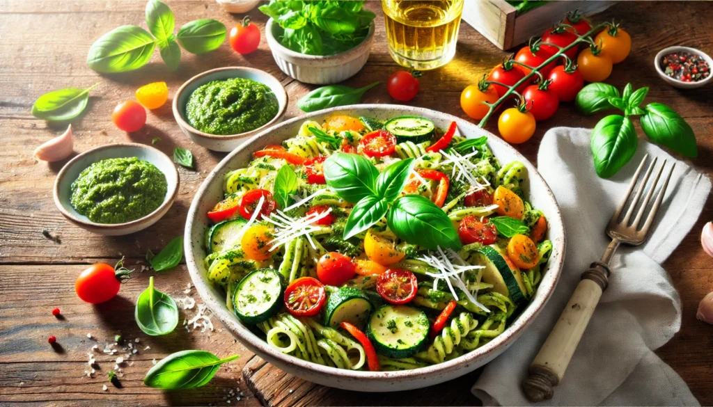 Pesto Pasta Primavera Recipe