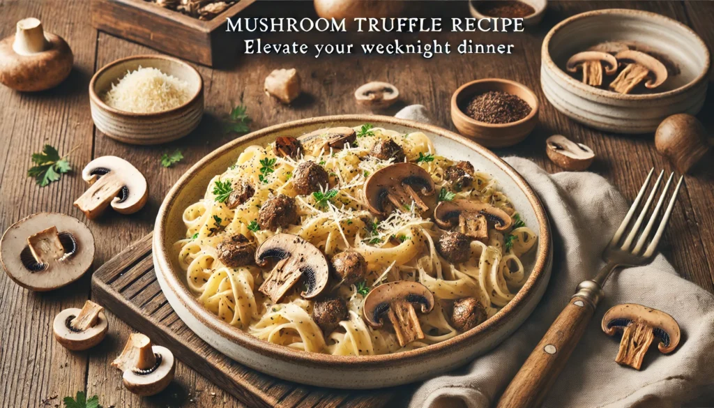 mushroom truffle pasta recipe