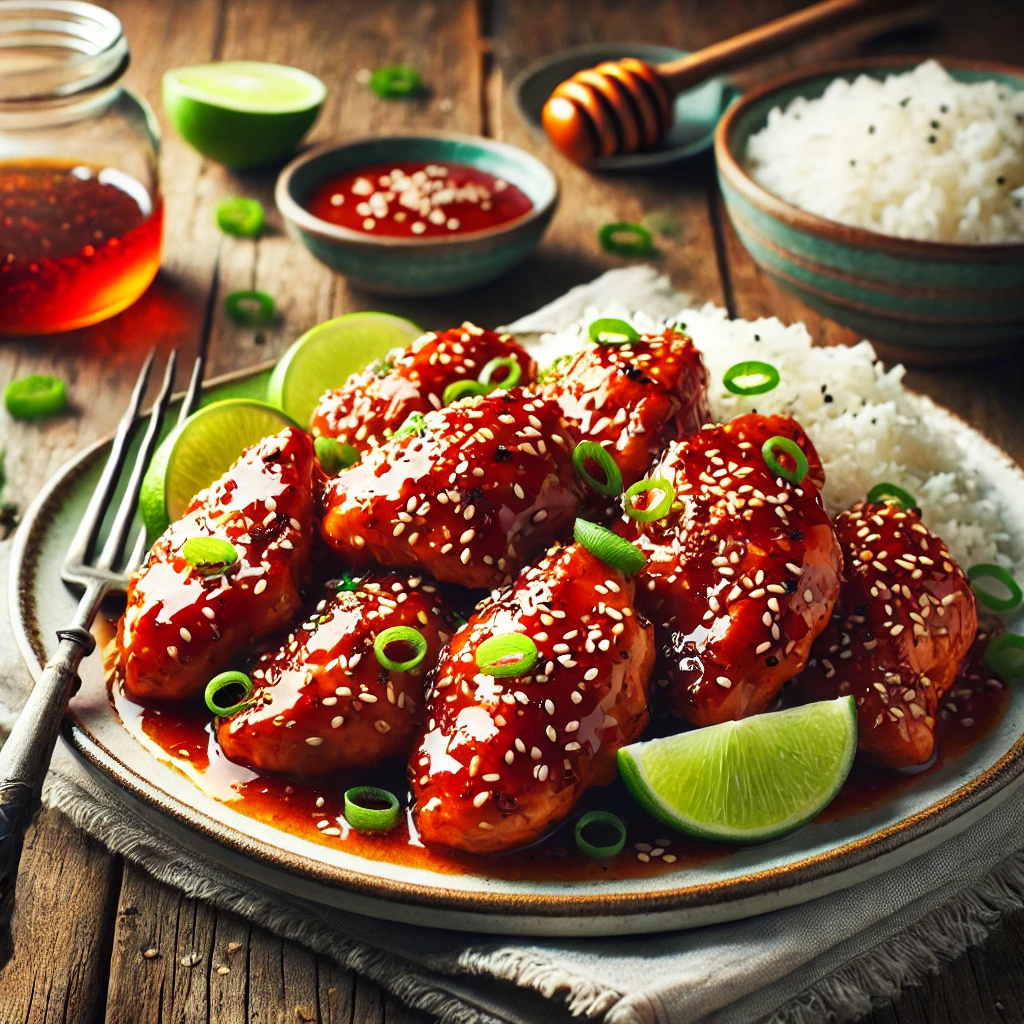 You are currently viewing Quick and Easy Sweet and Spicy Honey Sriracha Chicken Recipe