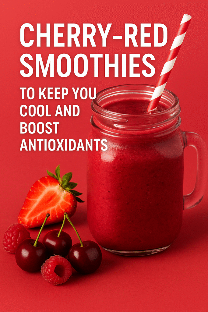Cherry-Red Smoothies