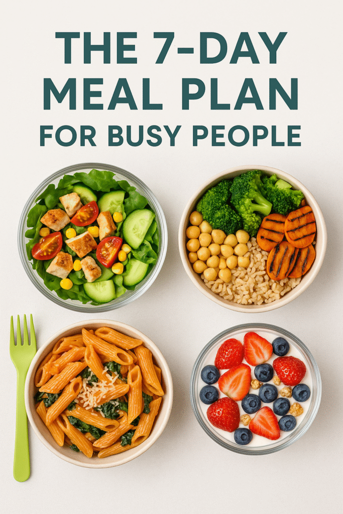 Meal Plan For Busy People