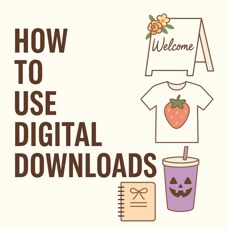 how to use digital downloads
