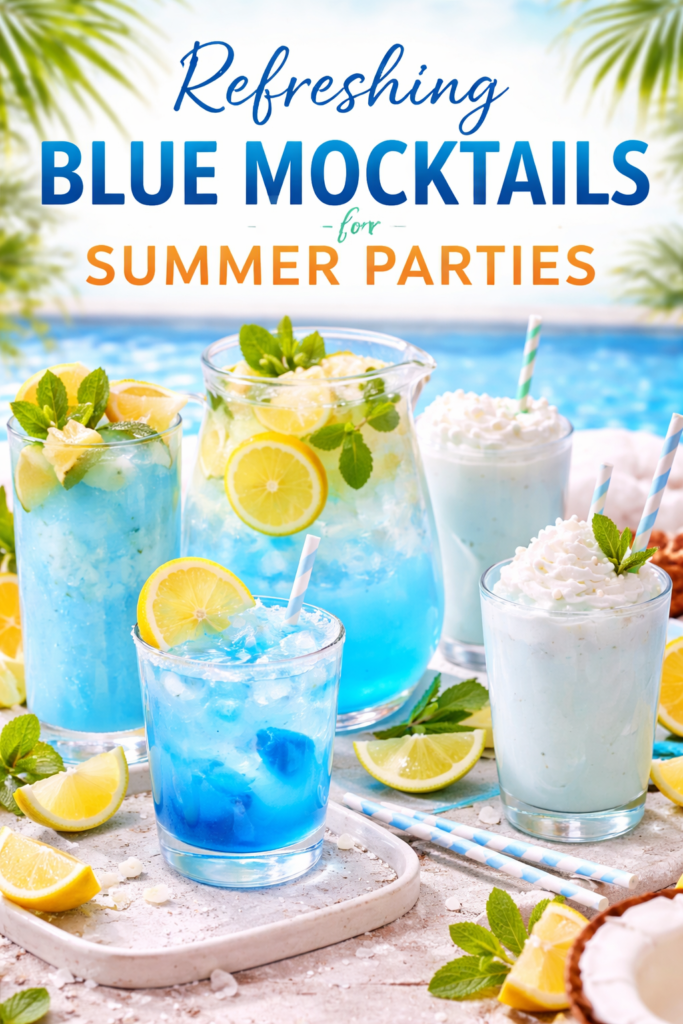 Blue Mocktails