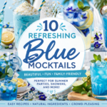 Blue Mocktails and Icy Drinks for Summer Parties